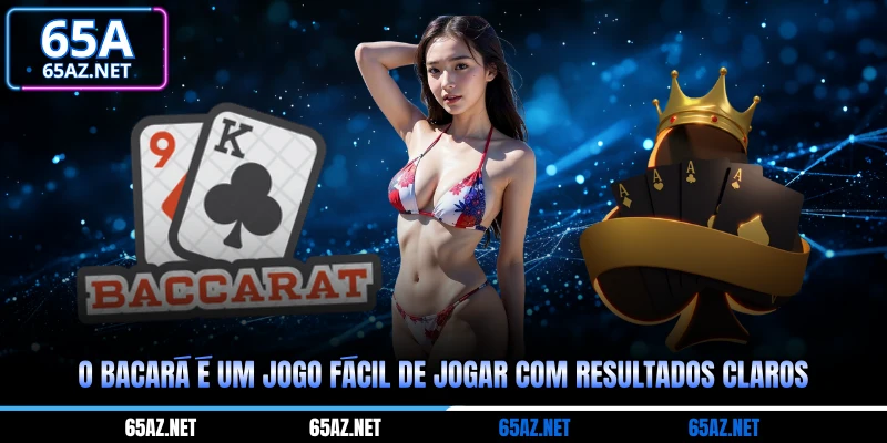 O Bacará é um jogo fácil de jogar com resultados claros