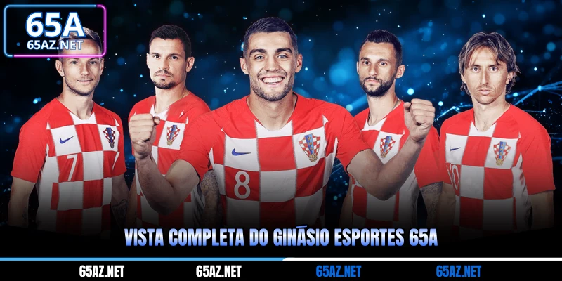 Vista completa do ginásio esportes 65A